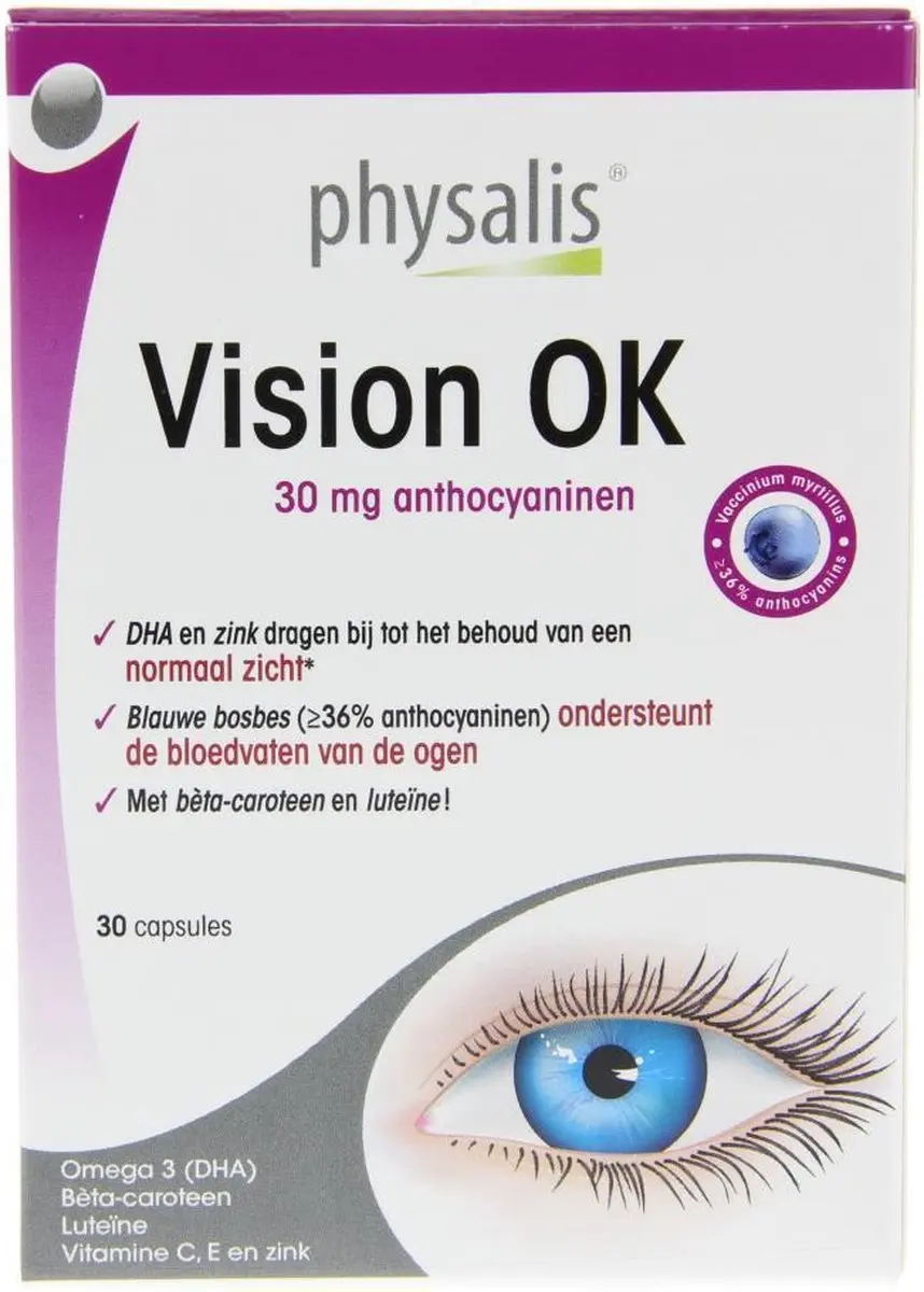 Physalis Vision OK 30 Softgels - 30 mg
