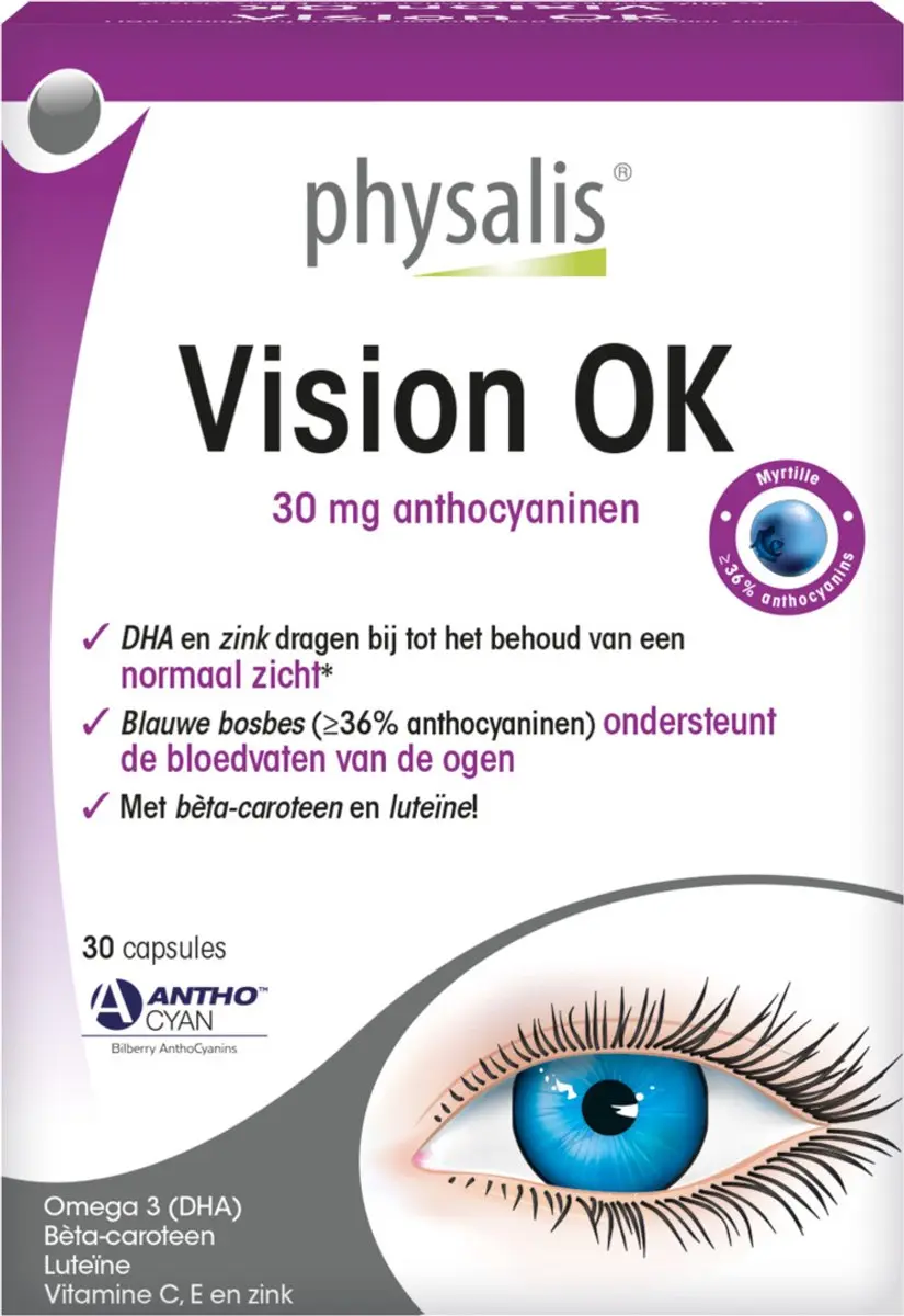 Physalis Vision OK 30 Softgels - 30 mg
