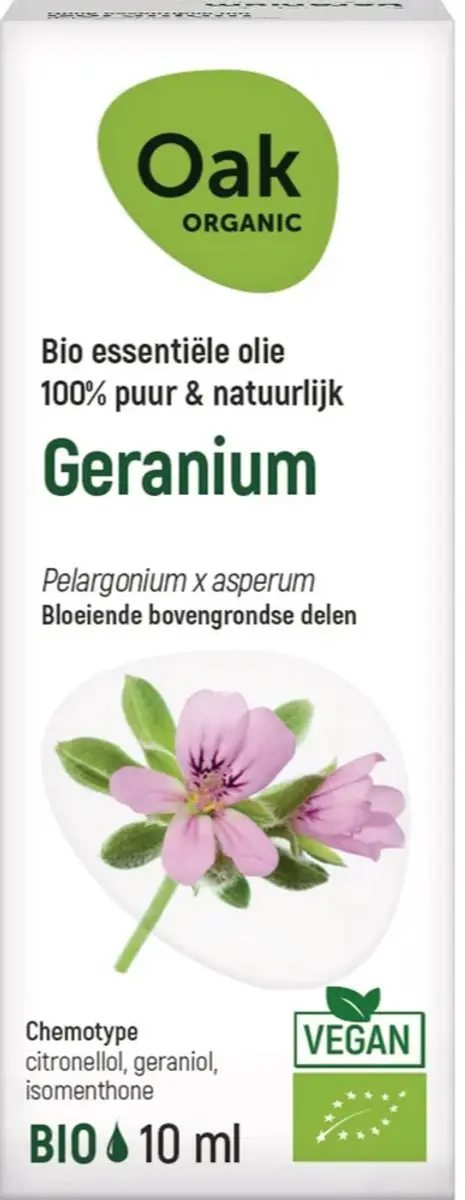 Oak Organic Geranium Olie 10ml