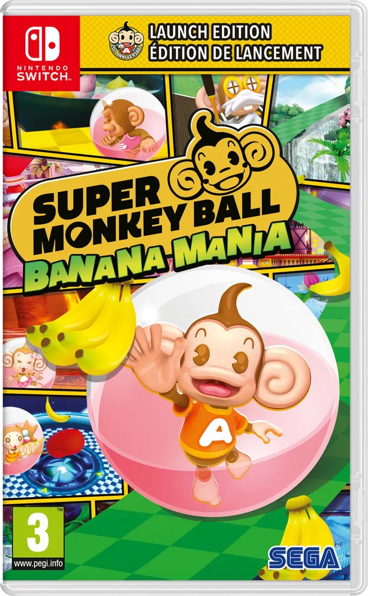 Sega Super Monkey Ball Banana Mania Launch Edition