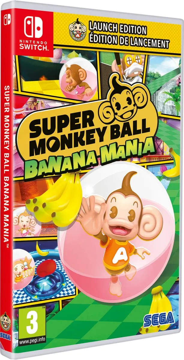 Sega Super Monkey Ball Banana Mania Launch Edition - Nintendo Switch
