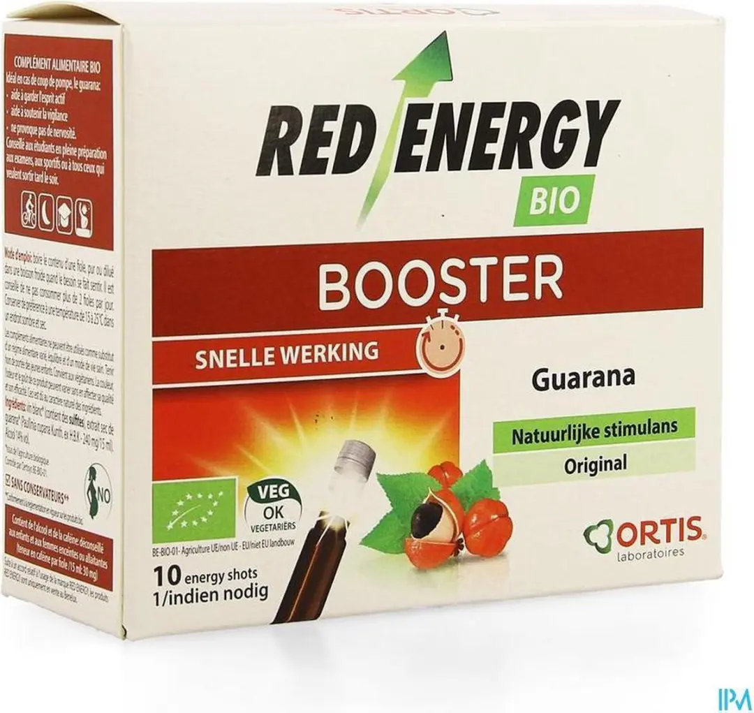 Ortis Red Energy Original Flesjes 10 Stuks