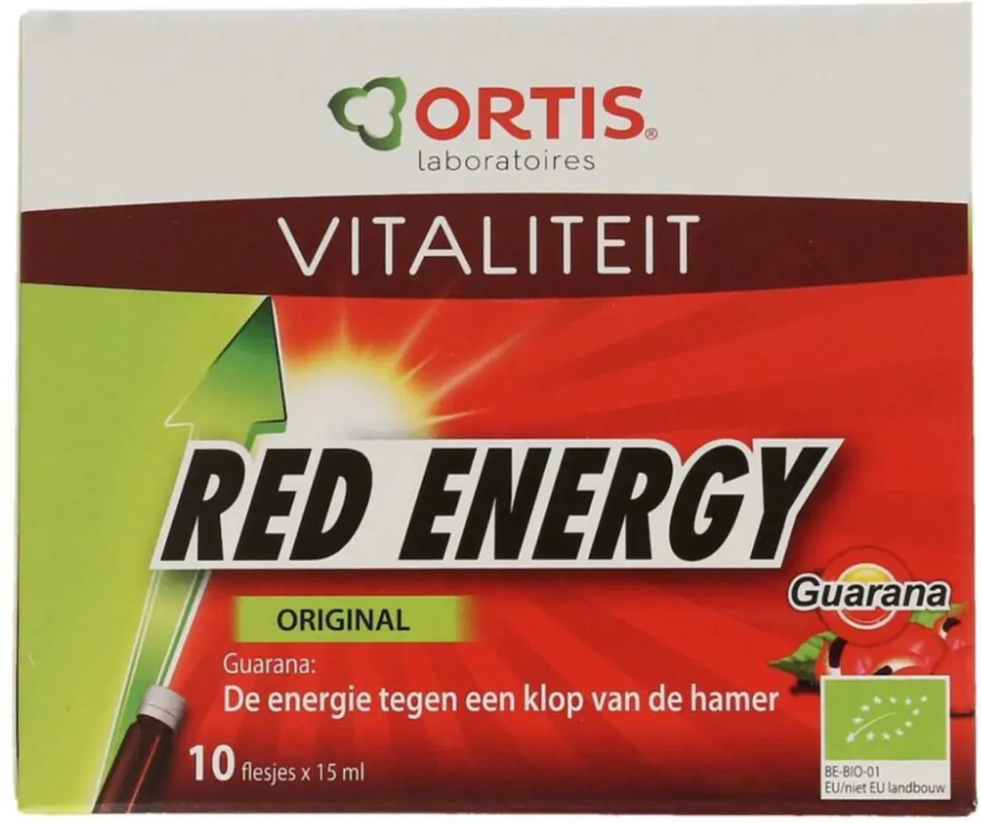 Ortis Red Energy Original Flesjes 10 Stuks