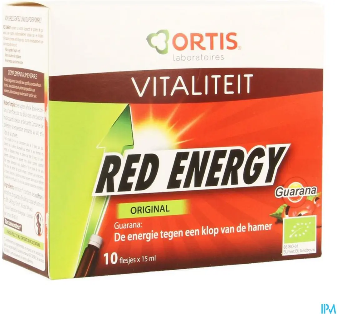 Ortis Red Energy Original Flesjes 10 Stuks