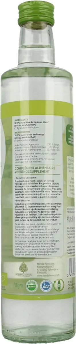 Be-Life Berkensap bio 500 Milliliter