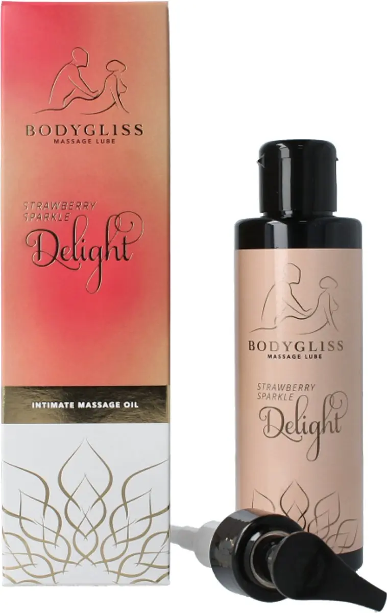 BodyGliss Silky Soft Massageolie Aardbei & Champagne 150ml