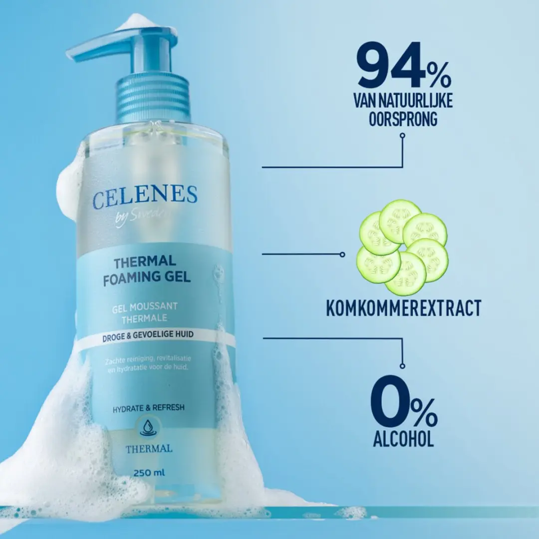 Celenes Thermal Reinigende Foam Gel - 250ml