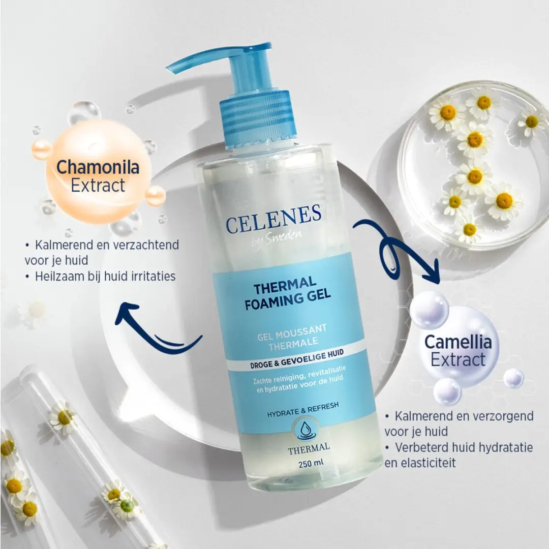 Celenes Thermal Reinigende Foam Gel - 250ml