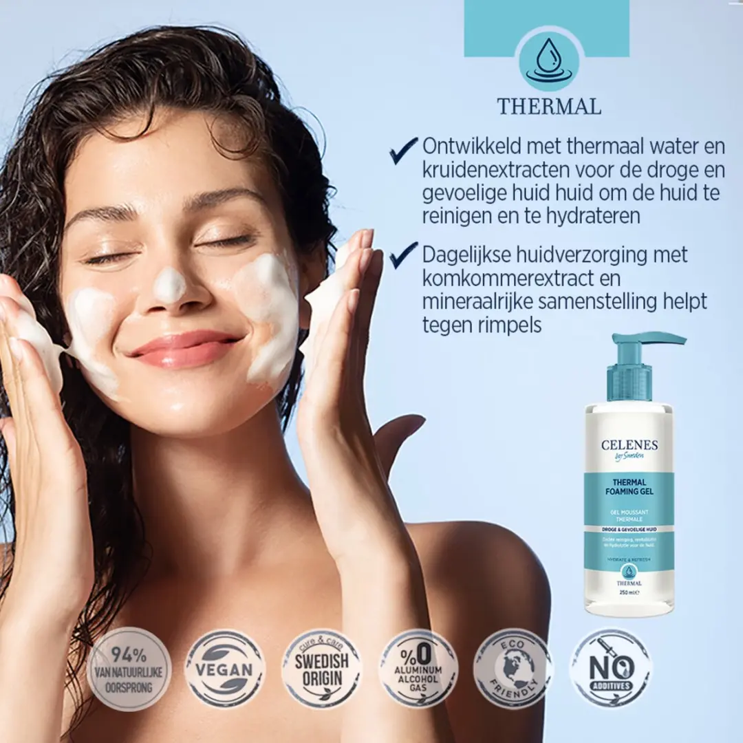Celenes Thermal Reinigende Foam Gel - 250ml