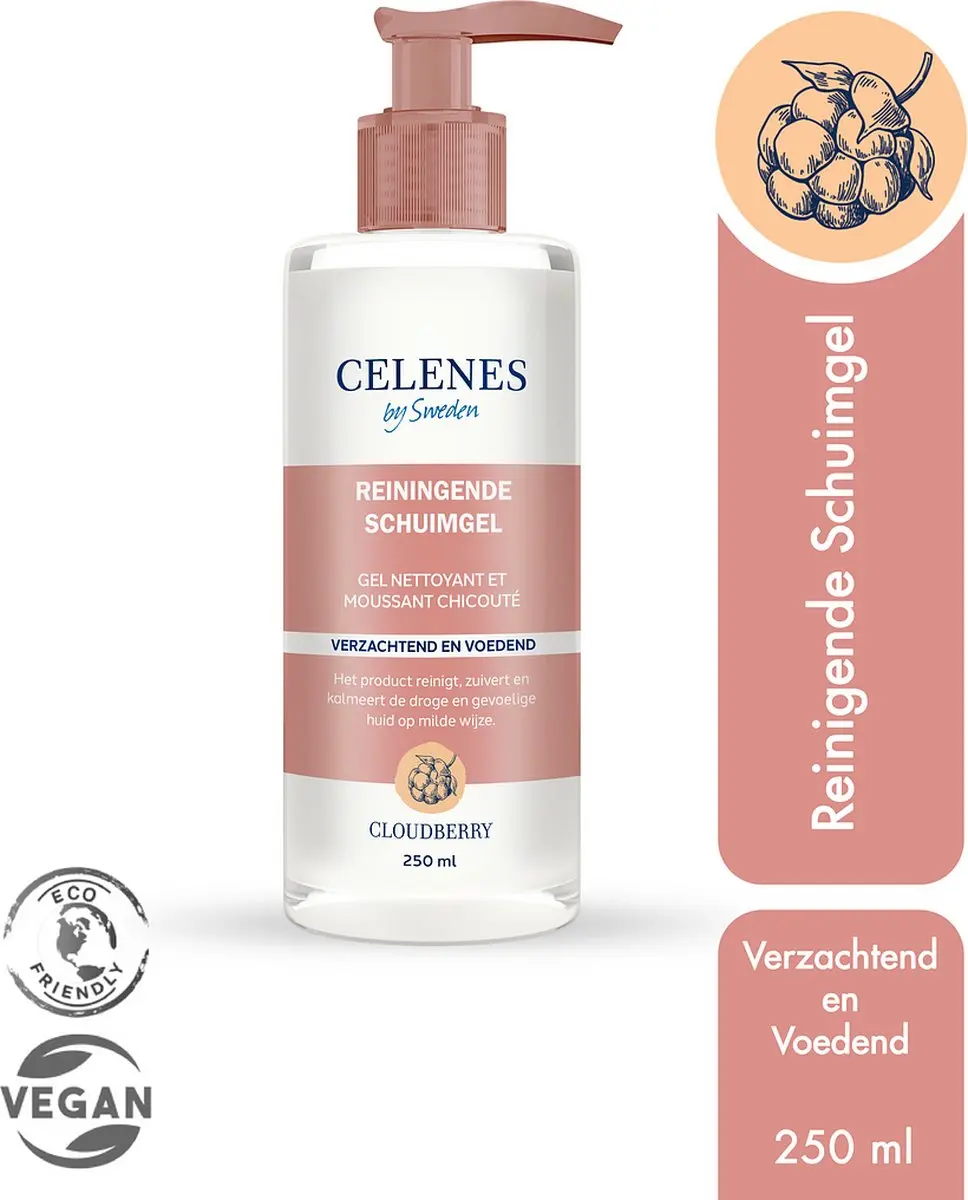 CELENES Bergbraam Reinigende Foam Gel 250ml