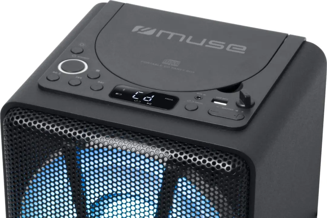 Muse M-1820DJ Bluetooth DJ Speaker - 150W - Zwart - afbeelding 2 van 6