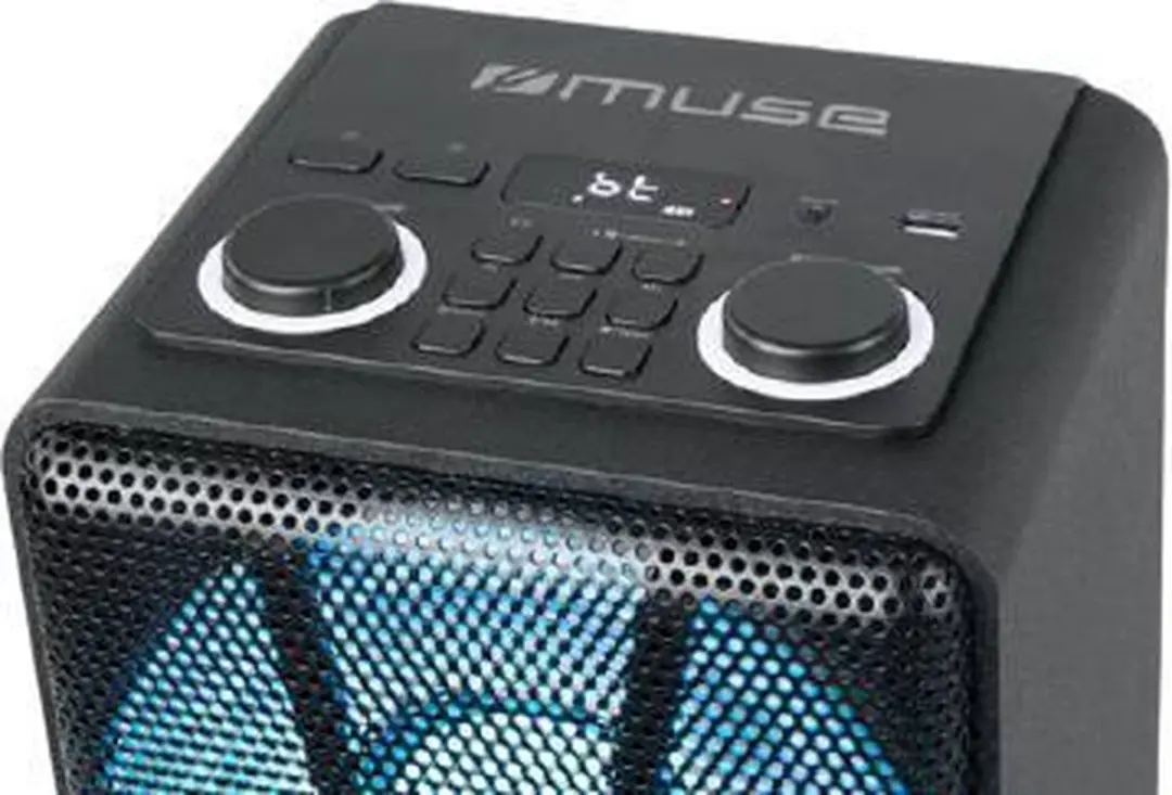 Muse M-1805DJ Bluetooth DJ Speaker - 150W - Zwart - afbeelding 3 van 6