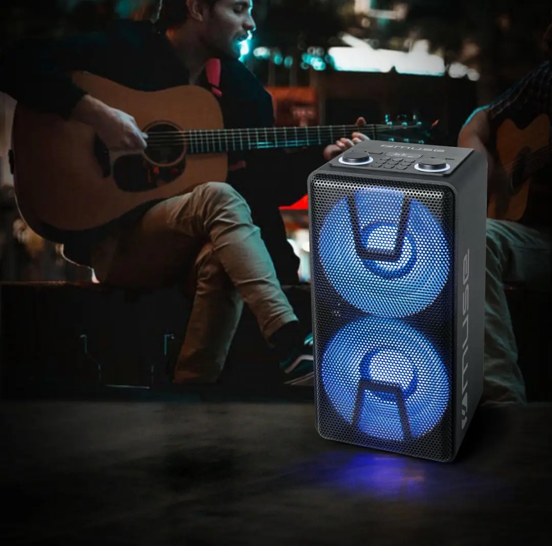 Muse M-1805DJ Bluetooth DJ Speaker - 150W - Zwart - afbeelding 2 van 6