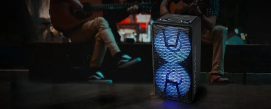Muse M-1805DJ Bluetooth DJ Speaker - 150W - Zwart - afbeelding 5 van 6