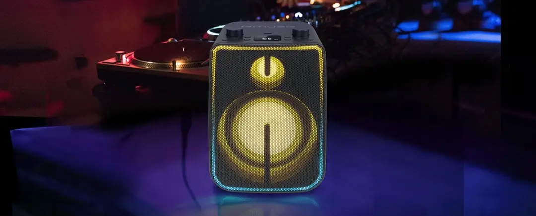 Muse M-1802DJ Bluetooth Partybox - 60W - Zwart - afbeelding 6 van 6