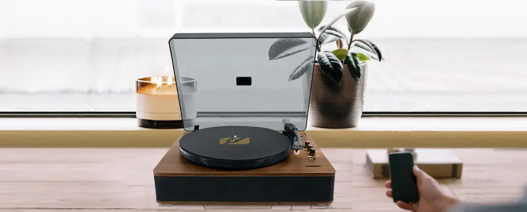 Muse MT-106BT Platenspeler - Bluetooth & Hout - Bruin - afbeelding 5 van 6