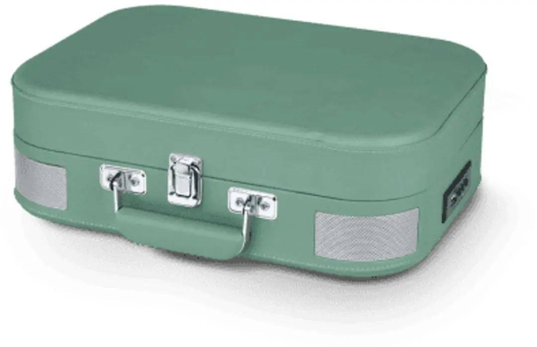 Muse MT-201WG Bluetooth Kofferplatenspeler - Mintgroen - afbeelding 5 van 6