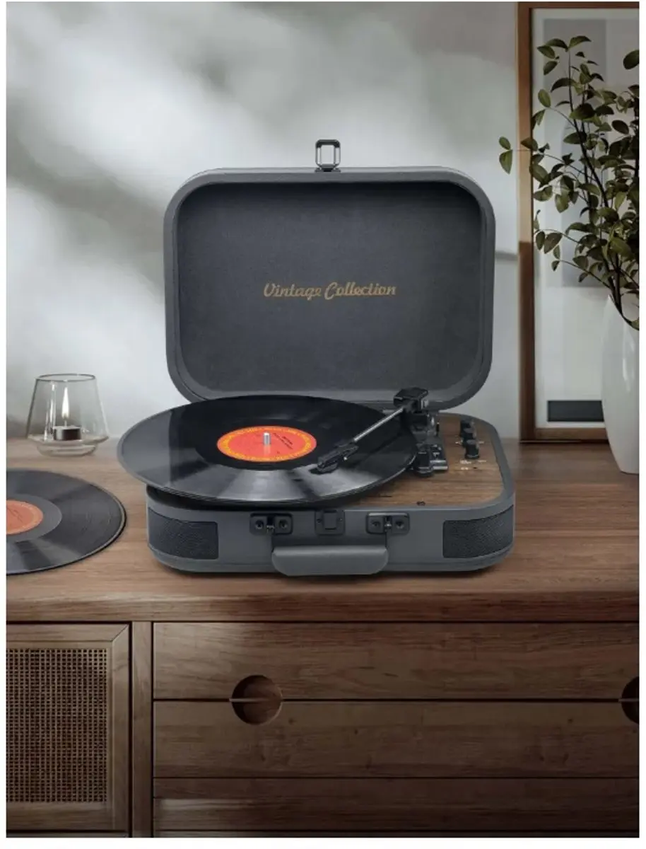 Muse MT-207 DGB Stereo Platenspeler - Donkergrijs - afbeelding 6 van 6