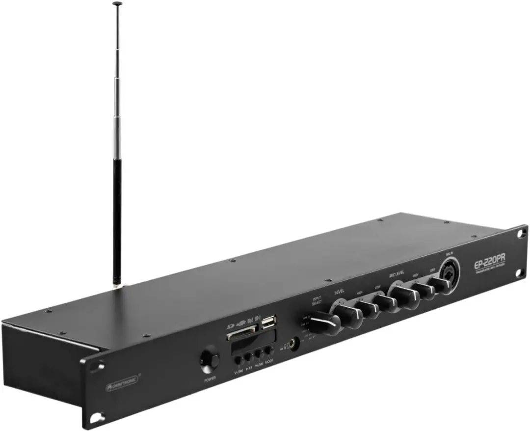 Omnitronic EP-220PR MP3-speler & FM-radio - afbeelding 2 van 6