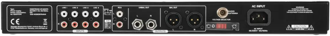 Omnitronic EP-220PR MP3-speler & FM-radio - afbeelding 5 van 6