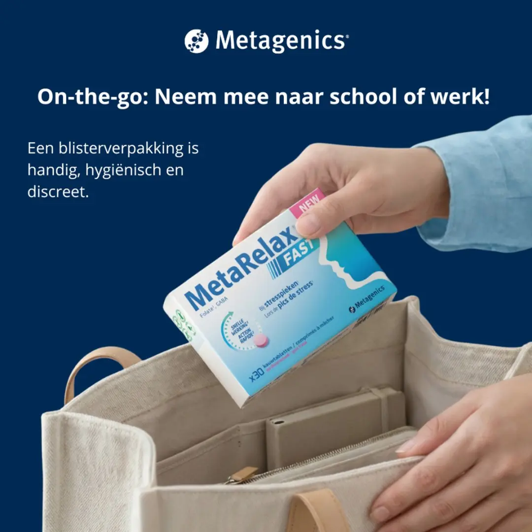 Metagenics MetaRelax Fast 30 Kauwtabletten