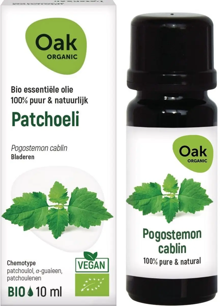 Oak Organic Patchoeli Olie 10ml