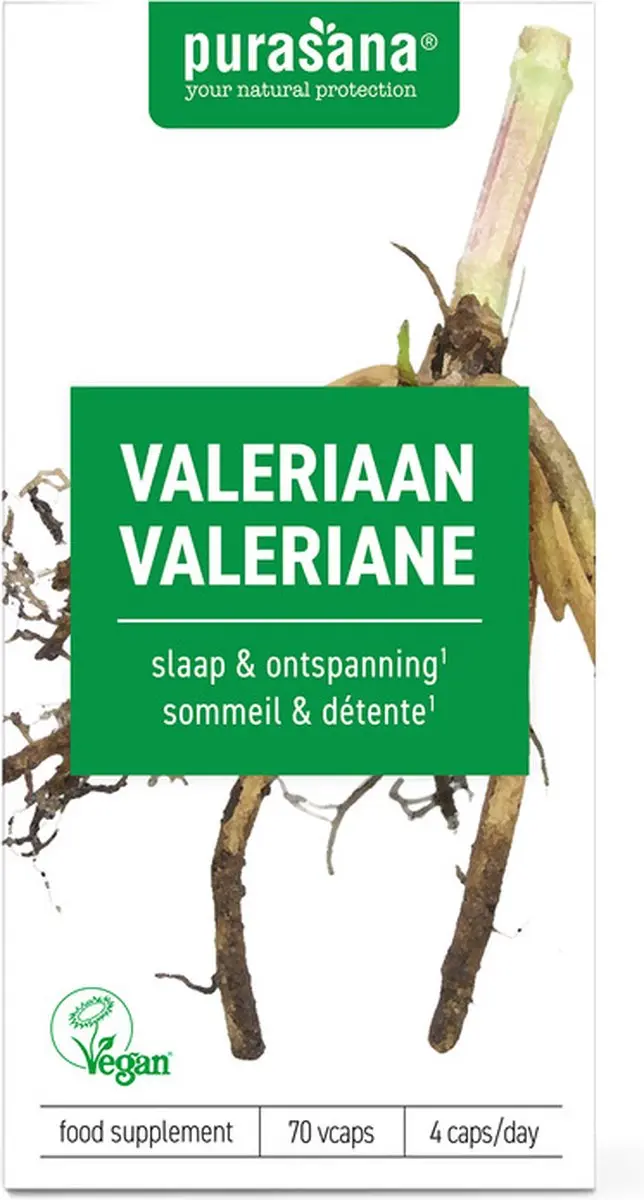 Purasana Valeriaan Capsules 70 Stuks