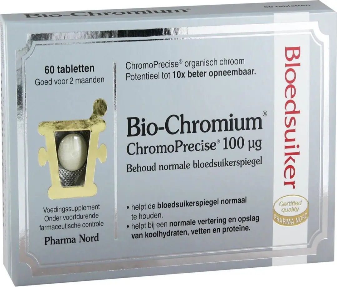 Pharma Nord Bio-Chromium Bloedsuiker - 60 Tabletten