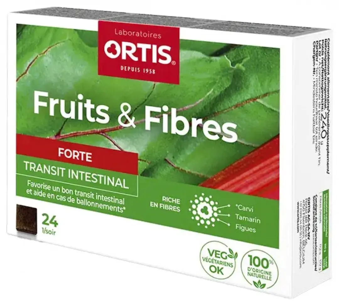 Ortis Vruchten & Vezels Forte - 24 Stuks