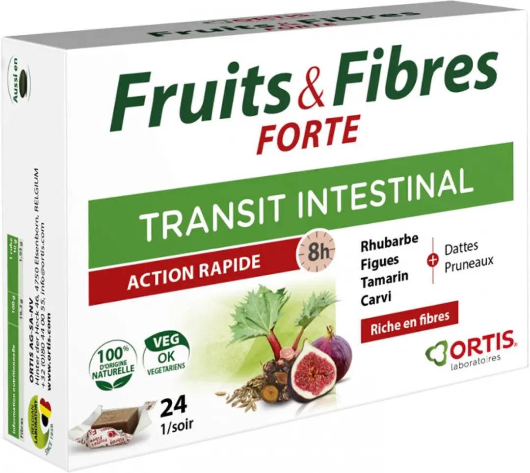 Ortis Vruchten & Vezels Forte - 24 Stuks