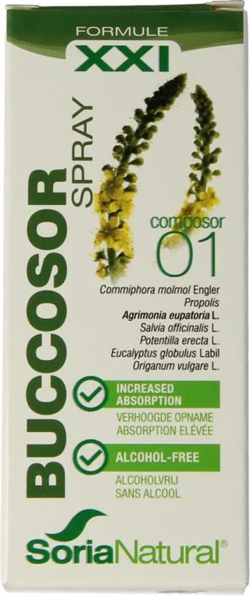 Soria Natural Composor 1 Buccosor Spray XXI 30ml