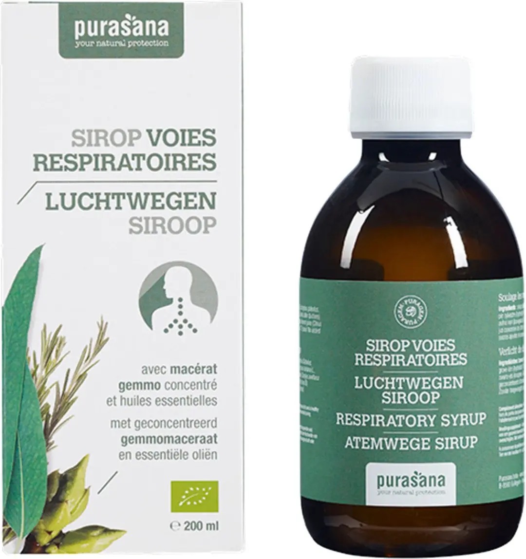 Purasana Puragem luchtwegen siroop /voies respiratoires bio (200ml)