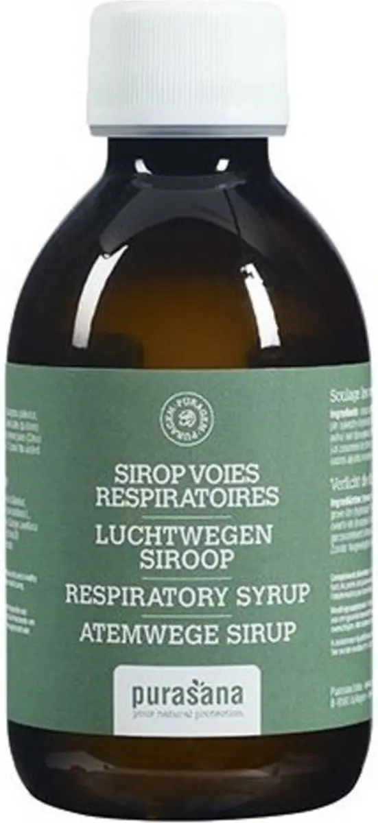 Purasana Puragem Luchtwegen Siroop Bio 200ml