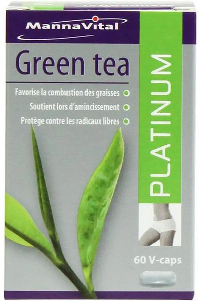 Mannavital Pit&Pit Green Tea Platinum Bio Capsules 60mg