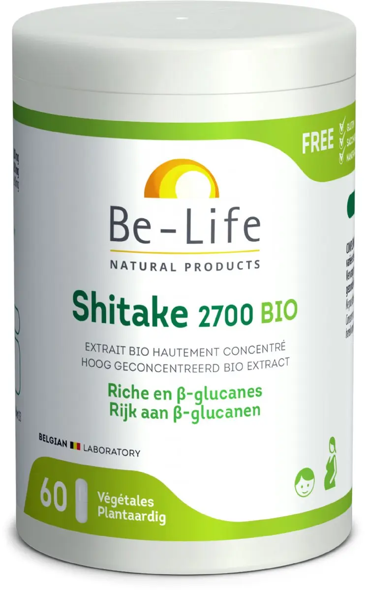 Be-Life Shitake 2700 Bio 60 Softgels