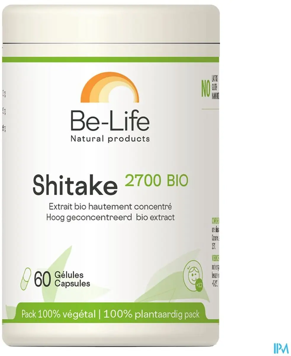 Be-Life Shitake 2700 Bio 60 Softgels