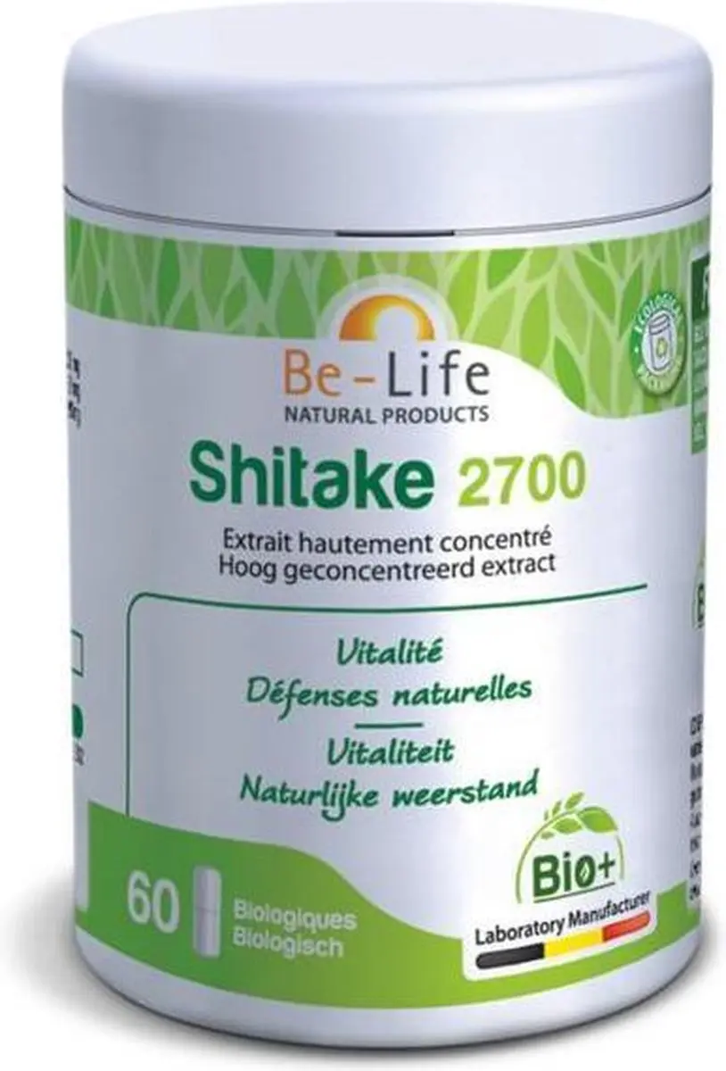 Be-Life Shitake 2700 Bio 60 Softgels