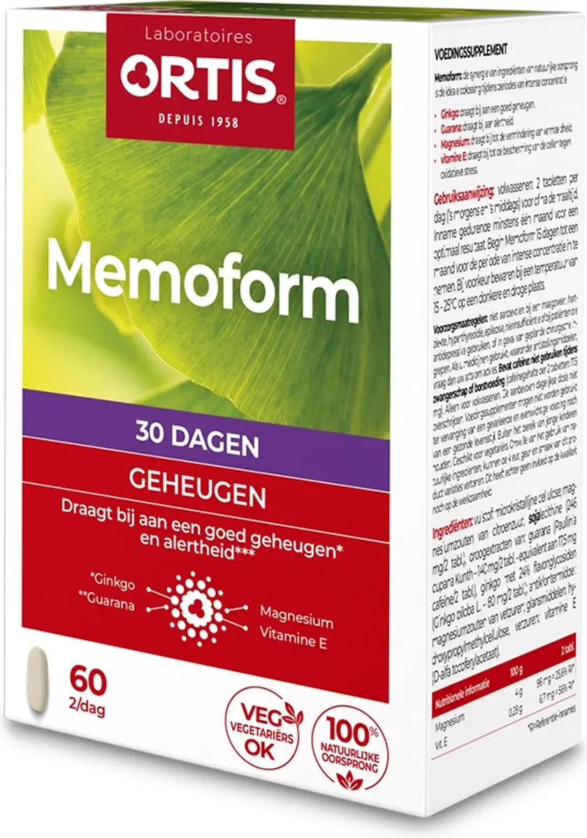 Ortis Memoform Comp 60 - 60 mg