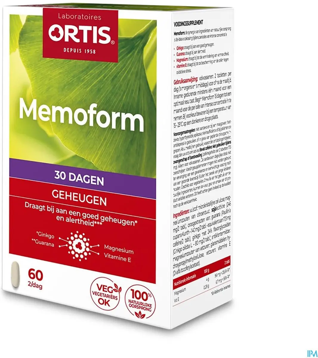 Ortis Memoform Comp 60 - 60 mg