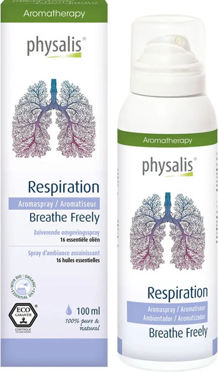 Physalis Aromaspray Respiration Bio 100ml - 100 Stuks