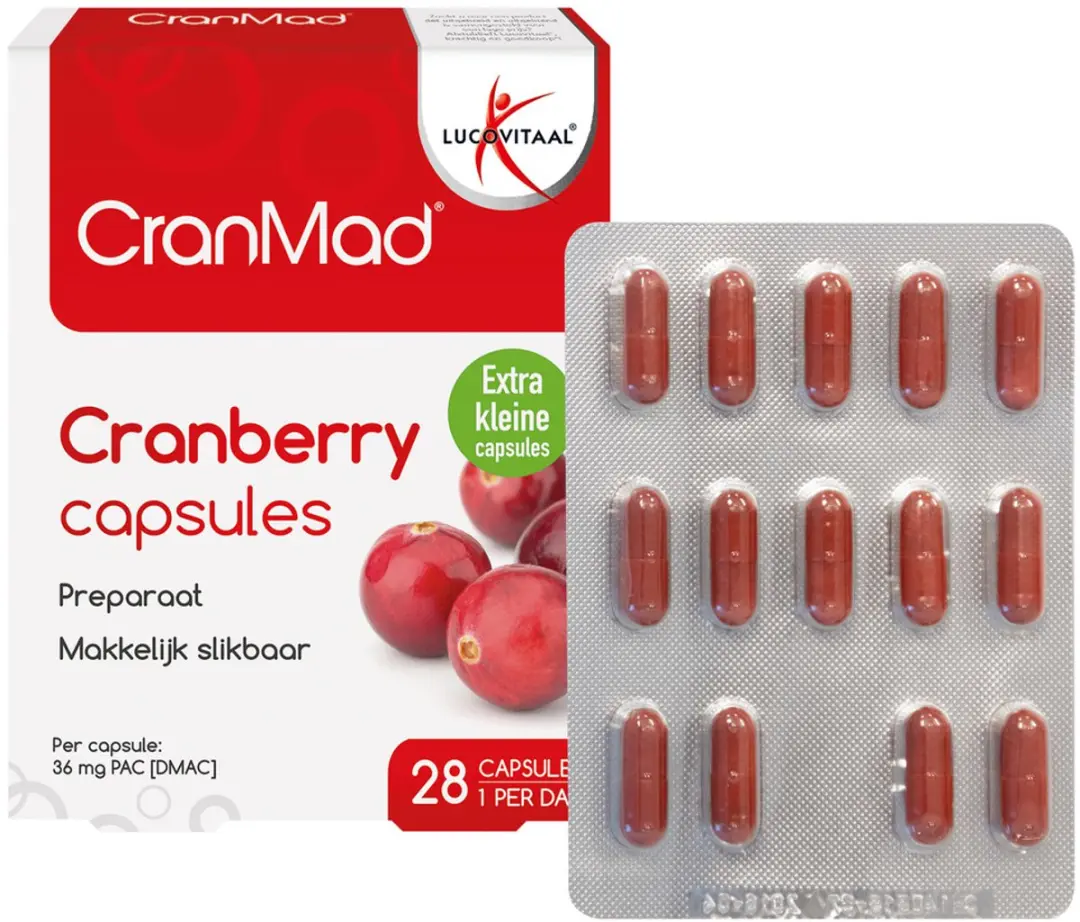 Lucovitaal Cranmad Voedingssupplement 28 Capsules