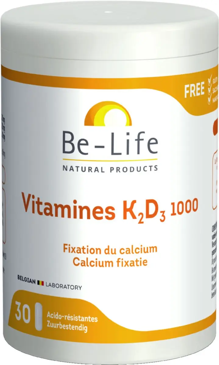 Be-Life Vitamine K2-D3 1000 30 Capsules