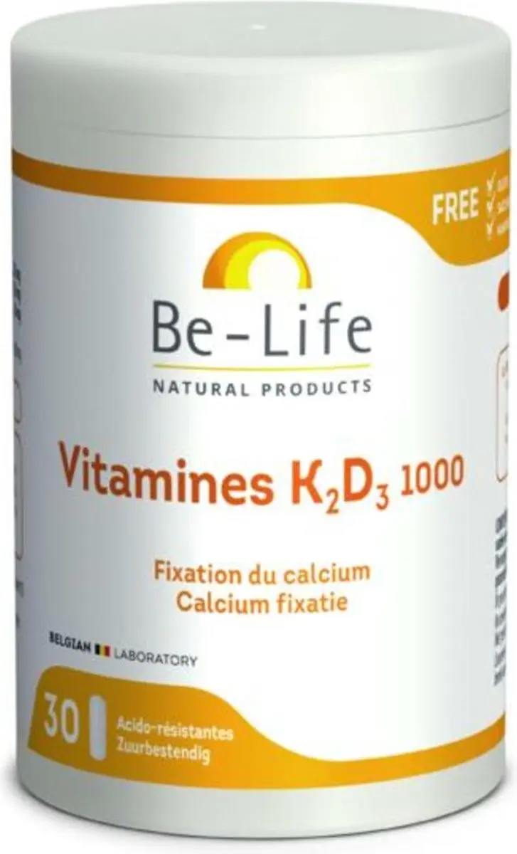 Be-Life Vitamine K2-D3 1000 30 Capsules