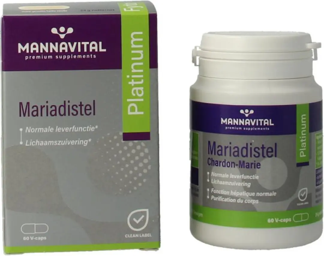 Mannavital Pit&Pit Mariadistel 60 Capsules