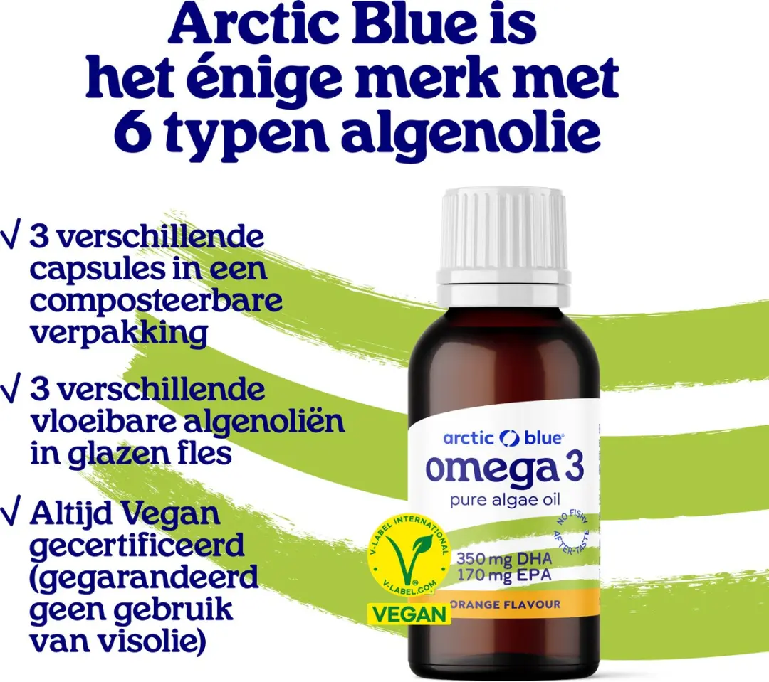 Omega 3 Algenolie Kids Druppelfles 30ml - Sinaasappel