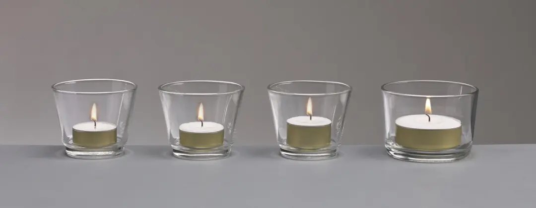 Gouda Waxinelichtjes Wit - 30 Stuks
