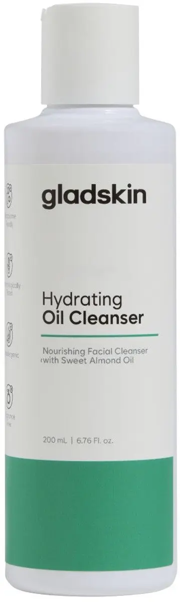 Gladskin Hydrating Oil Cleanser 200ml - Parfumvrij
