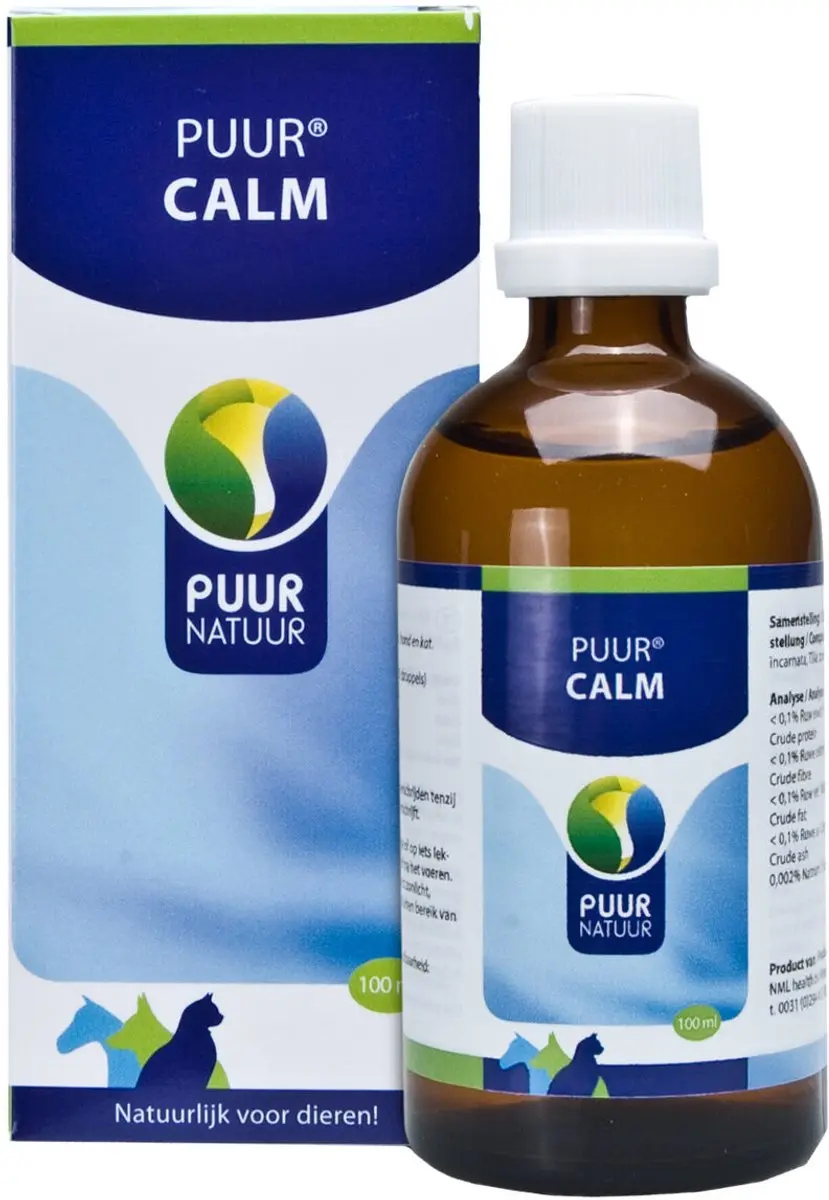 Puur Natuur Calm Anti-stressmiddel 30ml - Hond/Kat