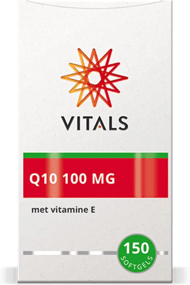 Vitals Q10 100mg - 150 Softgels - afbeelding 2 van 6