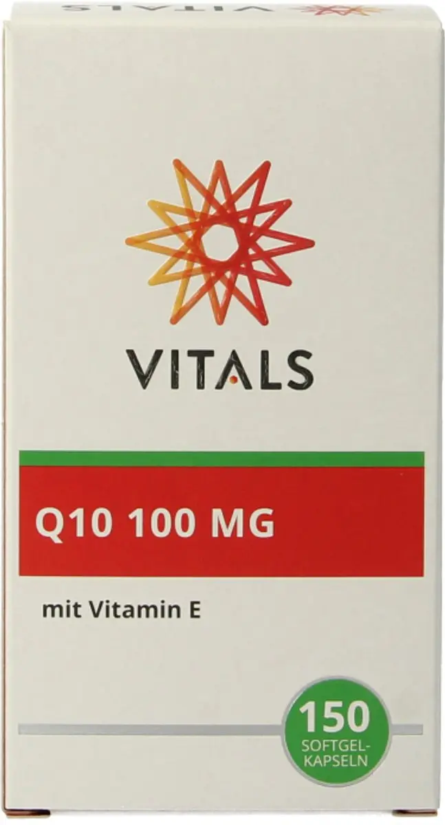 Vitals Q10 100mg - 150 Softgels - afbeelding 6 van 6